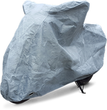 Stormforce PLUS Motorcycle Outdoor Cover with the hemline tension skirt for ultimate protection in all weathers.