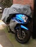 Motorcycle Cover Waterproof and Breathable Technology - 4 Layer Construction.