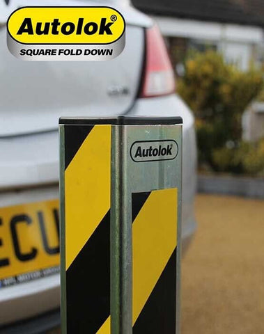 AUTOLOK Fold Down Security Driveway Parking Bollard Post