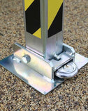 AUTOLOK Fold Down Security Driveway Parking Bollard Post
