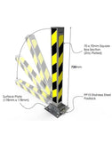 AUTOLOK Fold Down Security Driveway Parking Bollard Post