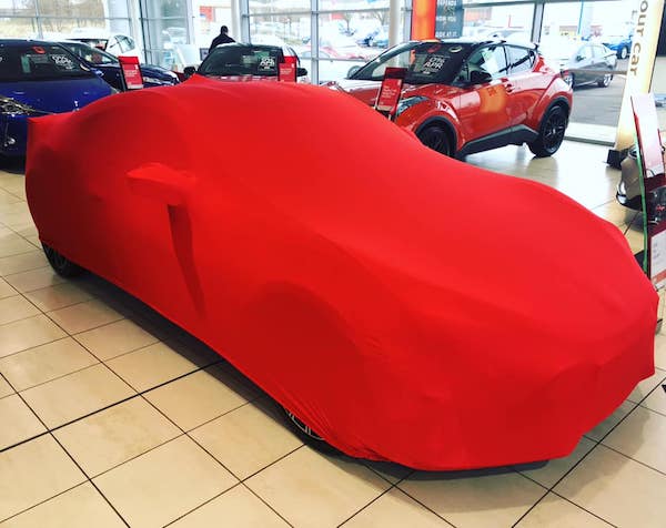 Toyota GT86 Softech Stretch Indoor Car Cover RED
