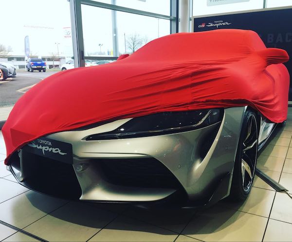 Toyota Supra 2020 Indoor Car Cover RED