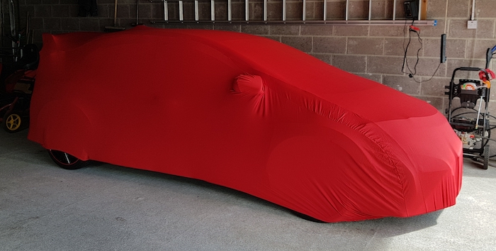Red Indoor Car Cover for Honda Civic Type R FK2