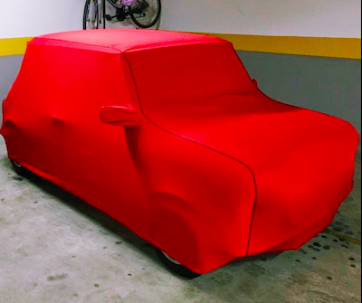 Classic Mini Indoor Custom Car Cover - Red