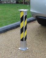 AUTOLOK Heavy Duty Telescopic Security Driveway Parking Post/Bollard KTP3P