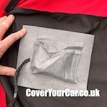  Integrated Car Cover Alarm Add On DIY Kit - Easy to Install via Self Adhesive Stick On Panel.
