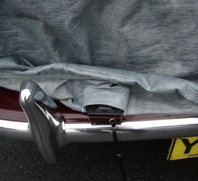 Alarm fitted to Morris Traveller Stormforce Car Cover