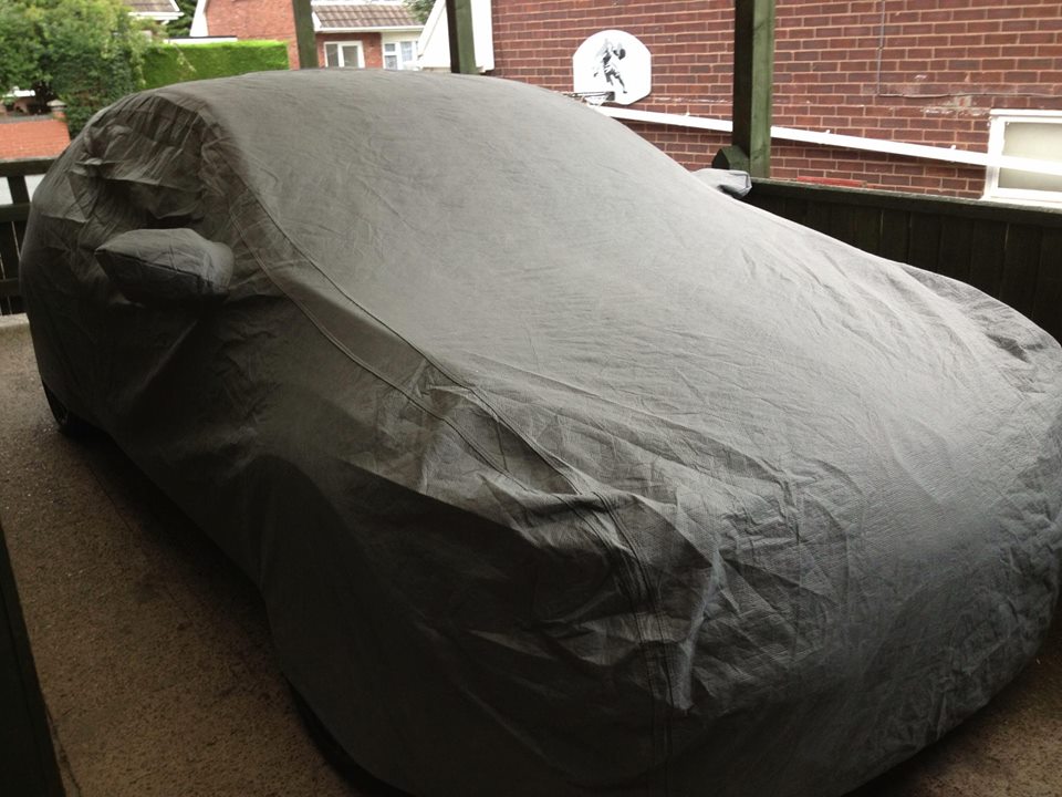 Renault Megane Coupe 2009 on Stormforce Car Cover