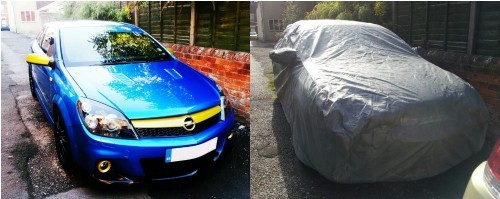 Vauxhall Astra VXR Voyager Silver Car Cover