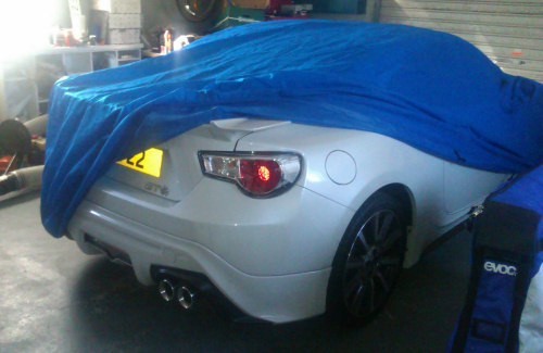 Sahara Indoor Car Cover for the GT86